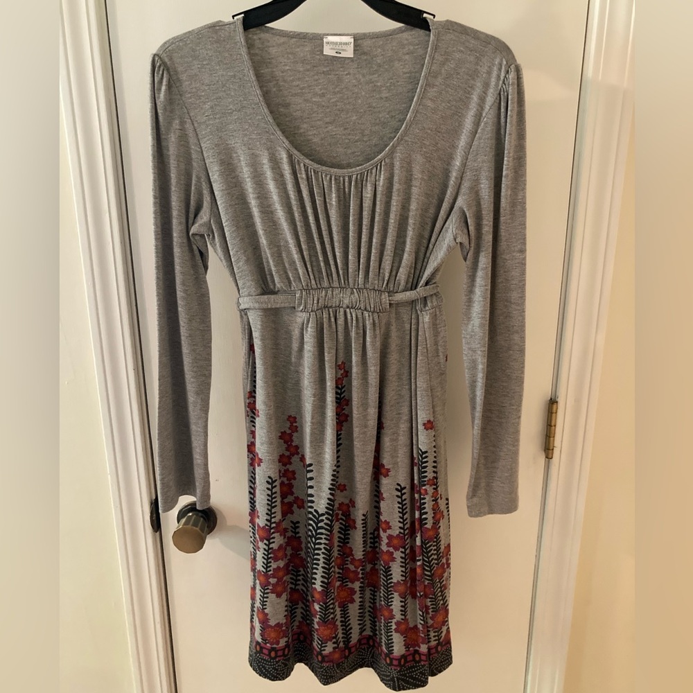 Motherhood Maternity Knit Long Sleeve Dress Size M